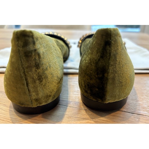 ME+EM Olive Velvet Mary Janes - Picture 4 of 4